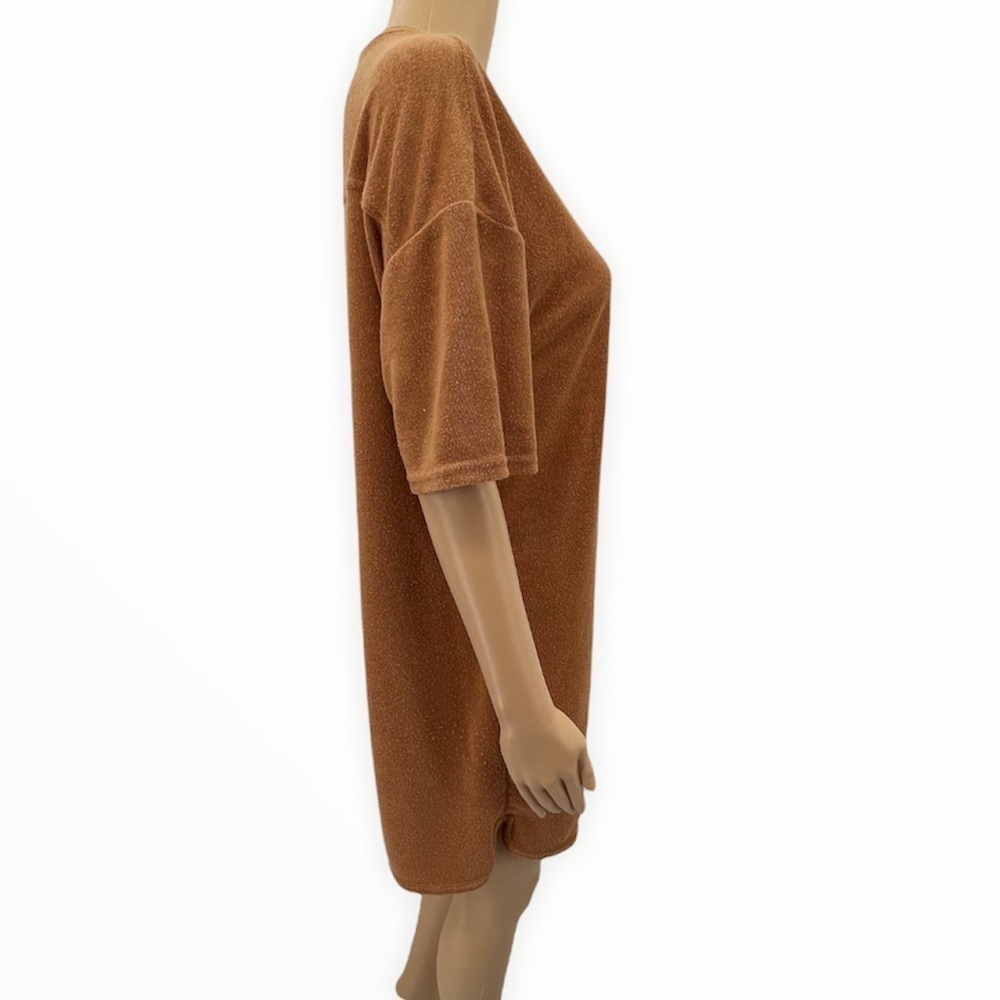 Almost Pink Terry Pullover Swimsuit Cover Size M - Picture 3 of 9